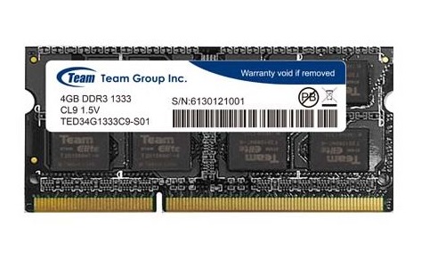 Memria RAM TeamGroup 4GB DDR3 1333MHz CL9 1.5V 1